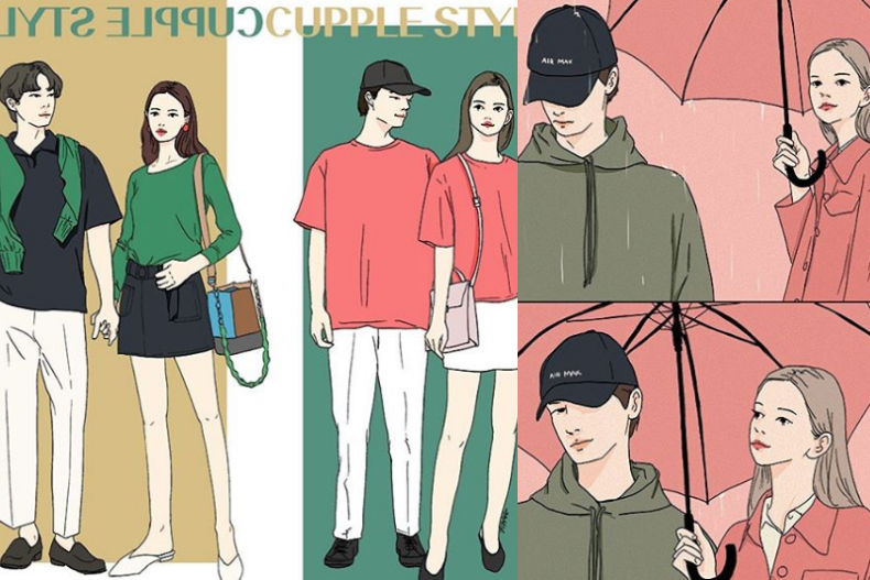 看插畫穿衣服！追蹤韓國IG插畫家，圖解秋冬元素還有一週穿搭靈感