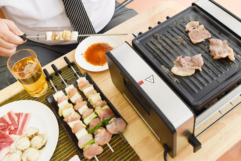 7 - 7.jpg 客廳就是居酒屋!日本「一人烤肉機」自動翻轉,懶人動嘴就好