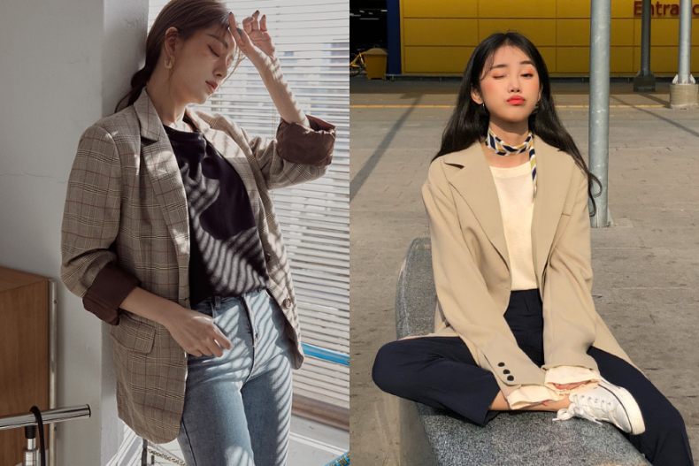 40＋女人西裝外套怎麼挑？這4點，讓你避開顯老穿搭