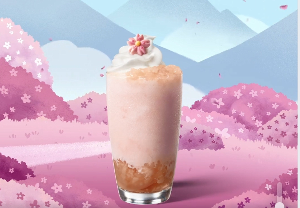 少女心噴發！星巴克推「春櫻蜜桃奶霜星冰樂」，這2天「買一送一」快揪起來