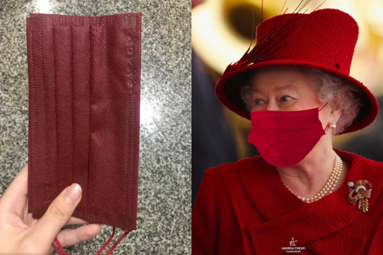就是要同色穿搭！英女王超萌口罩照曝光，台灣的你也跟上了嗎