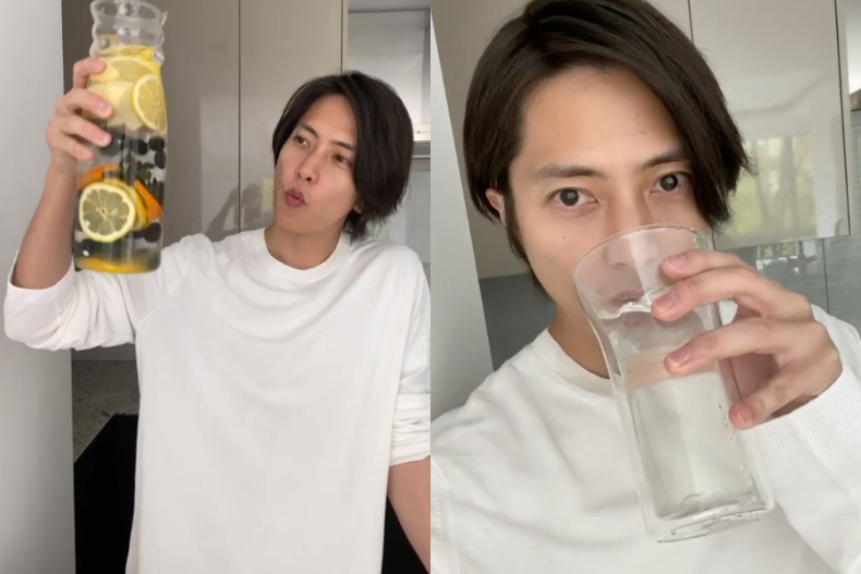 「山下智久水果水」美容又燃脂!男神親自教學,這時間喝消水腫解便秘