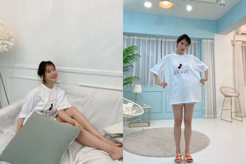 嬌小女必學!IU親授「好感系」T恤穿搭,簡單搭出顯瘦+長腿