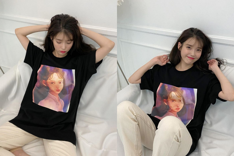 嬌小女必學!IU親授「好感系」T恤穿搭,簡單搭出顯瘦+長腿