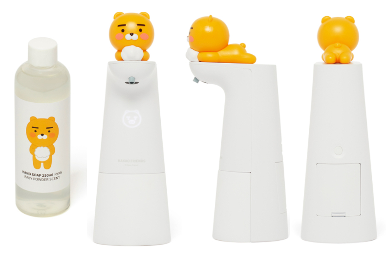 全收編！KAKAO FRIENDS推自動給皂機、行動電源3款小物，粉絲衝了