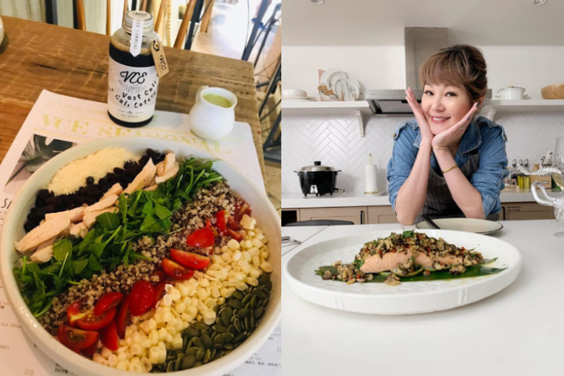 逆天美腿收服屈中恆！47歲Vicky生四胎也沒暴肥的3秘招，瘦長鉛筆腿最無敵