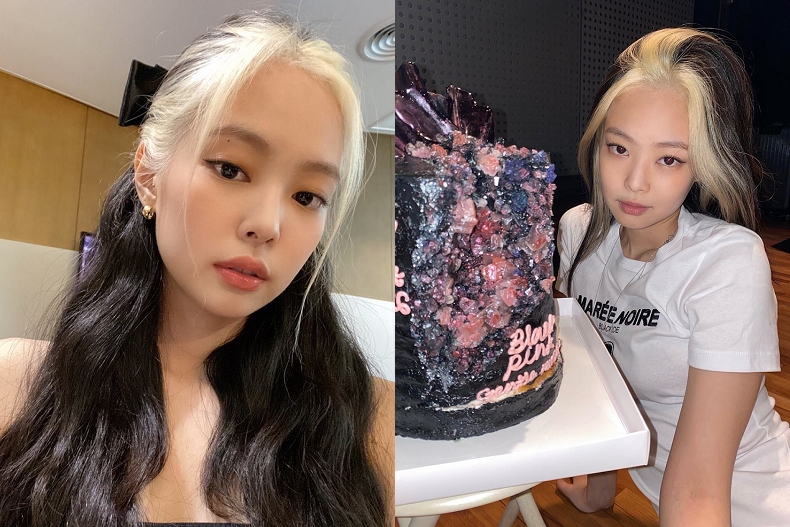終於有Jennie hold不住的髮型,雙色染像蟑螂腳,網友:看得我心肌梗塞
