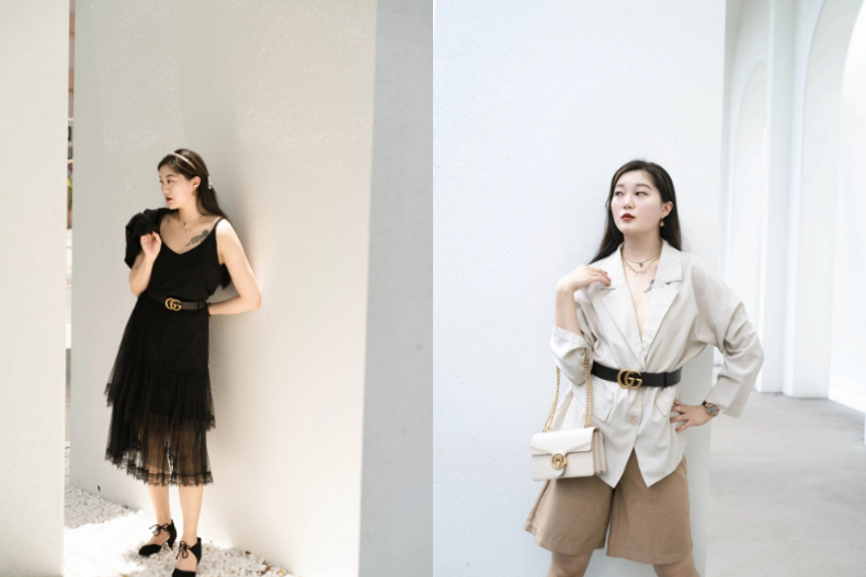 GUCCI雙G皮帶太值得入手了！公開3款「腰帶穿搭術」，隨便繫都超百搭