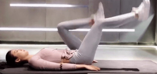 腳踏車 - 腳踏車.gif 躺著做也能瘦!抬腿簡單升級成這7招,每天勤練1個月擺脫豬蹄