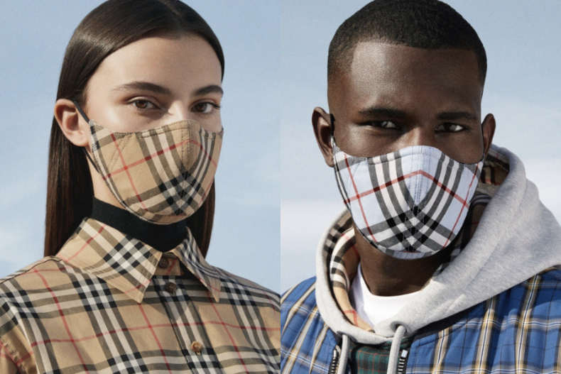 精品口罩再加一！BURBERRY推出公益「格紋口罩」，這牌竟然只送不賣