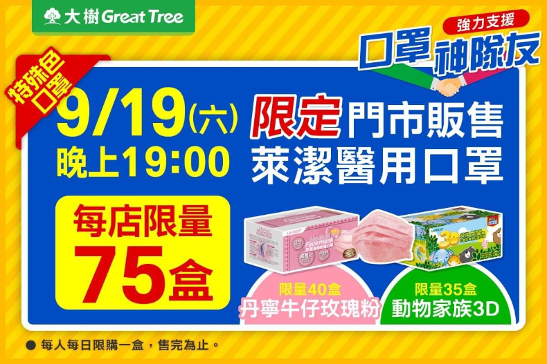 口罩全面徵收前最後一波！萊潔「牛仔玫瑰」40間藥局開賣，「愛馬仕橘」驚喜出沒