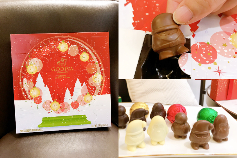 巧克力控必敗GODIVA 「聖誕倒數日曆」來了！5款期間限定「星耀巧克力」閃亮必吃