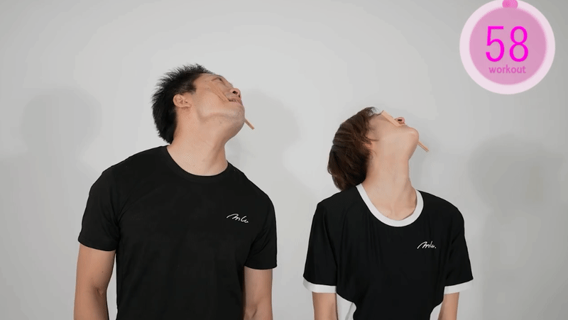 咬住！零技巧筷子瘦臉操，每天10分鐘矯正不對稱大小臉