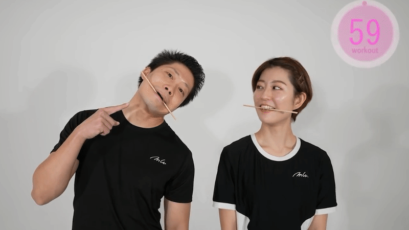 咬住！零技巧筷子瘦臉操，每天10分鐘矯正不對稱大小臉