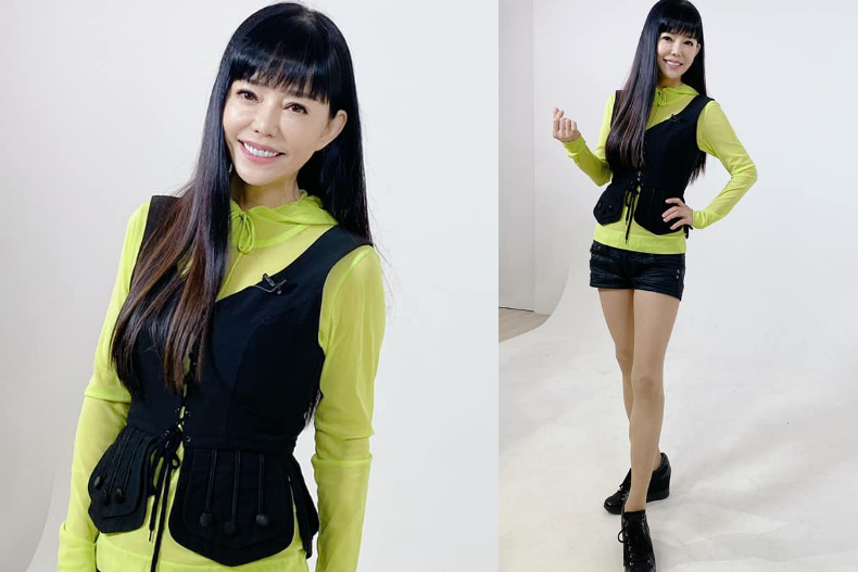 1 - 1.jpg 粉絲大讚「姐就是正」!58歲狄鶯白細美腿太驚人,本尊自信表示:確定沒修圖