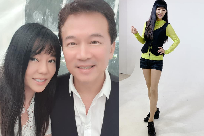 粉絲大讚「姐就是正」!58歲狄鶯白細美腿太驚人,本尊自信表示:確定沒修圖