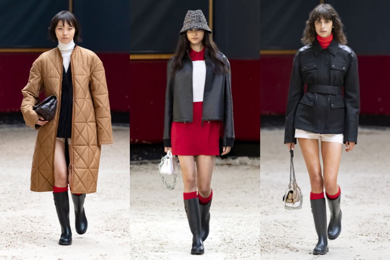 FotoJet (5) - FotoJet (5).jpg 在馬場裡看秀!LONGCHAMP 2021秋冬時裝秀登場,陳庭妮:這雙靴子美到想收