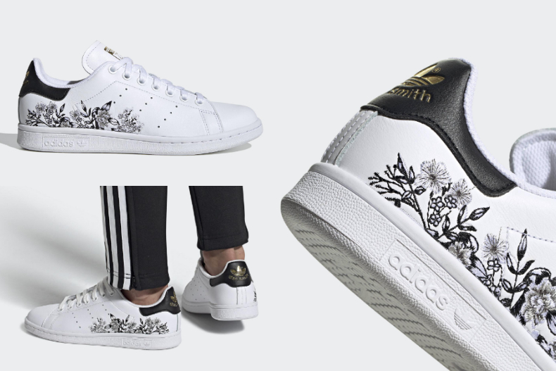 少女心瞬間噴發！4雙「刺繡球鞋」盤點：手繪NIKE勾勾、CONVERSE「花草」限定款登場