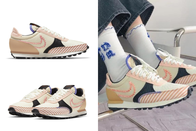少女心瞬間噴發！4雙「刺繡球鞋」盤點：手繪NIKE勾勾、CONVERSE「花草」限定款登場