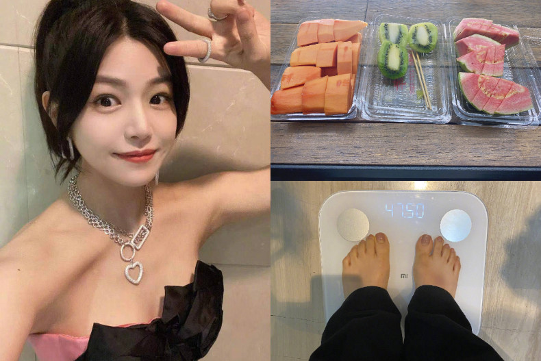 擺脫小籠包肉臉！37歲陳妍希曬「超尖下巴自拍照」，曝：靠「水果減肥餐」吃出激瘦身材