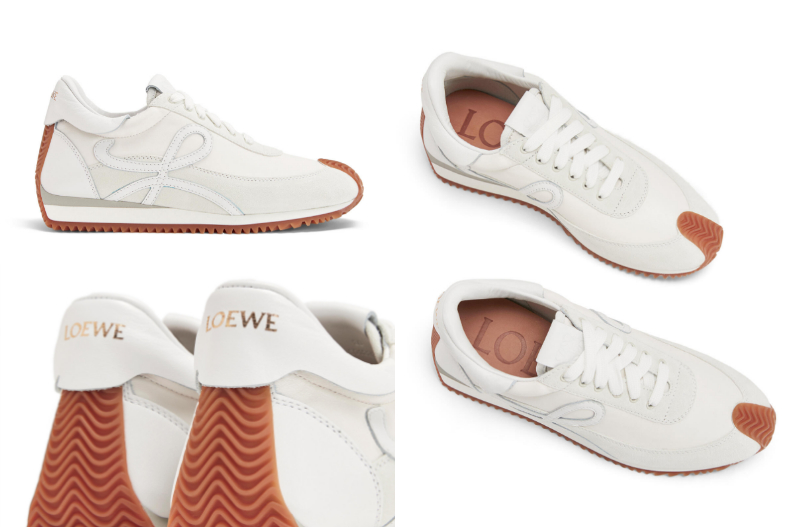 長腿球鞋清單更新！2021初夏「精品小白鞋」特搜，LV漸層粉、LOEWE奶油白美到好想收