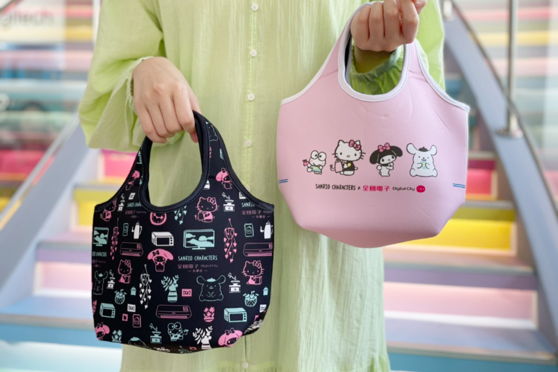 純白青春系「Kitty電鍋」一定要收！全國電子Ｘ三麗鷗首間聯名店，獨家提袋、口罩只送不賣