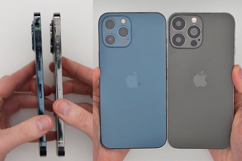 iPhone 13「最完美摩卡色」超質感實體曝光！瀏海真的縮小了，機身、鏡頭都變胖