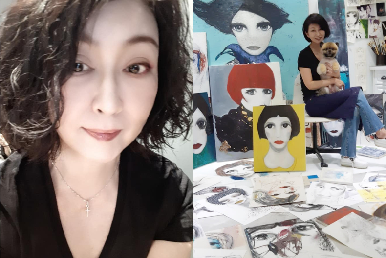 80年代擋泥板女神楊林轉行當畫家,55歲凍齡近照曝光!網友:女神怎麼都沒變老