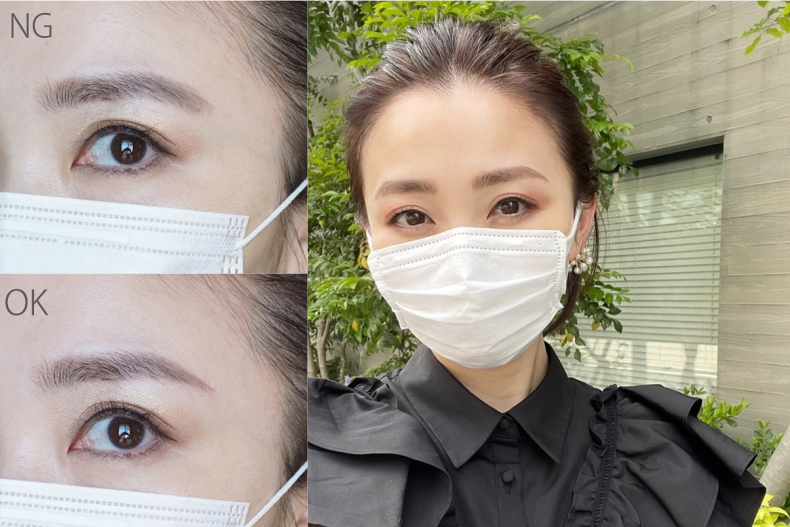 日妞親授「口罩眉」4大NG地雷!眉毛沒角度乾脆別畫了,不然更加無精打采