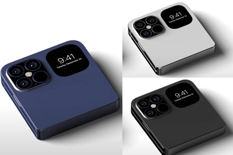 蘋果第一支「折疊iPhone」竟然是絕美星空紫！「2種翻轉」放大縮小任你挑，最快明年就能拿