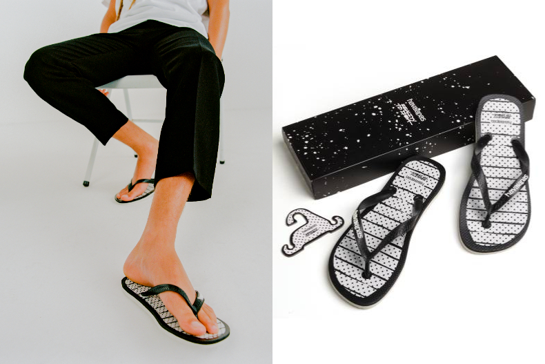 快跟上「襪子X人字拖」潮流!Havaianas哈瓦仕推出新聯名,黑白配色百搭又耐穿