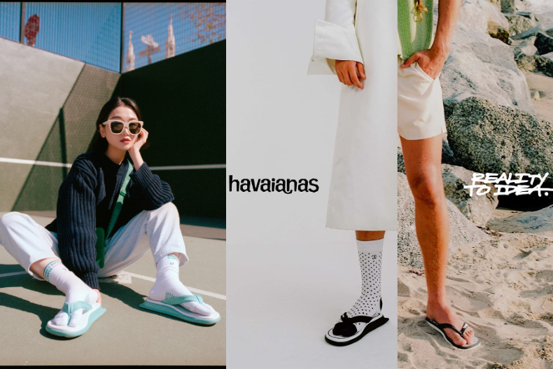 快跟上「襪子X人字拖」潮流!Havaianas哈瓦仕推出新聯名,黑白配色百搭又耐穿