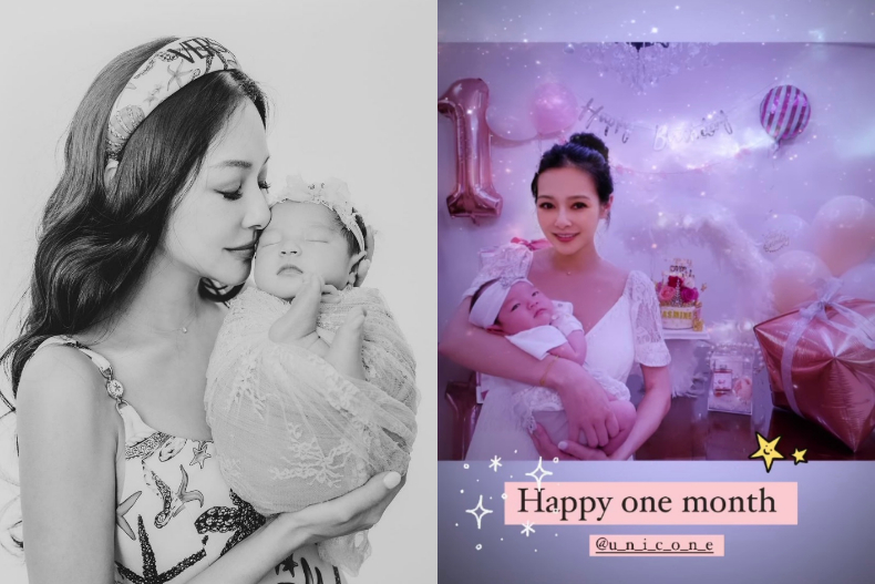 贏在起跑點！王思佳女兒「超夢幻滿月禮、躺88萬小香拍寫真」：在網美界站穩腳步