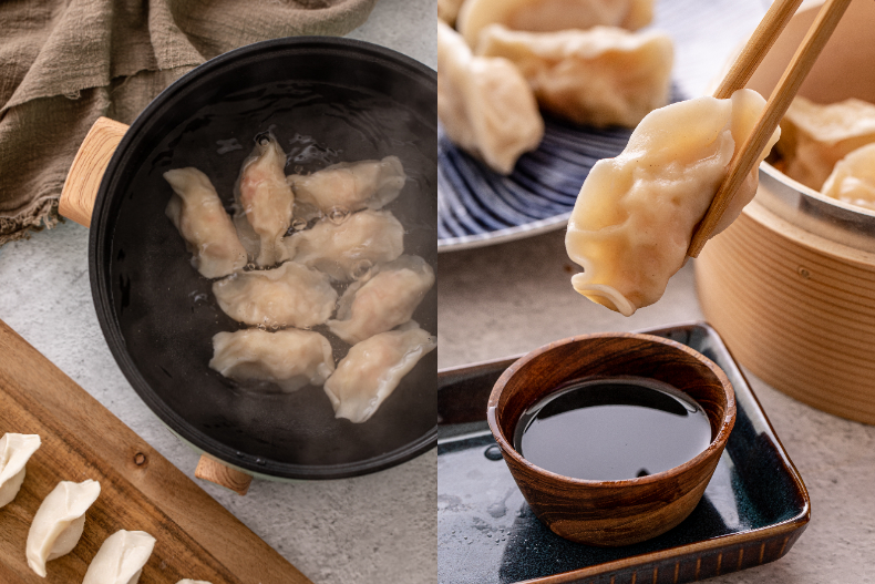 一口入海洋的手工水餃！李易推五星級「蝦味鮮蝦餃」，鮮蝦、花枝爆滿冷掉也超好吃