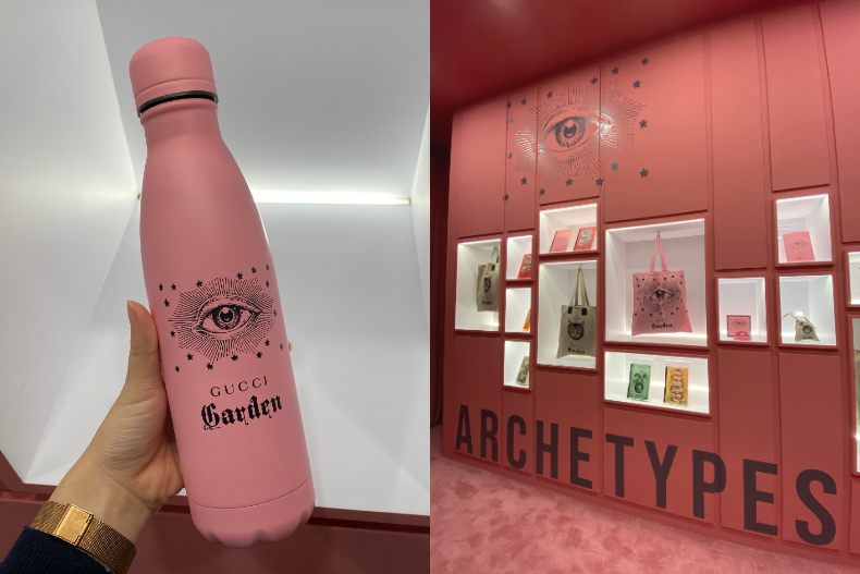 蔡依林深V西裝太辣！《GUCCI原典特展》亮點：呸姐打卡pose示範、桃粉水壺也要收