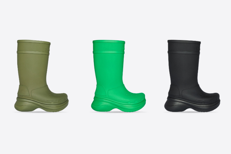▲BALENCIAGA WOMEN'S CROCS™ BOOT，NT.22,200