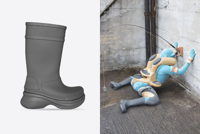 ▲BALENCIAGA WOMEN'S CROCS™ BOOT，NT.22,200