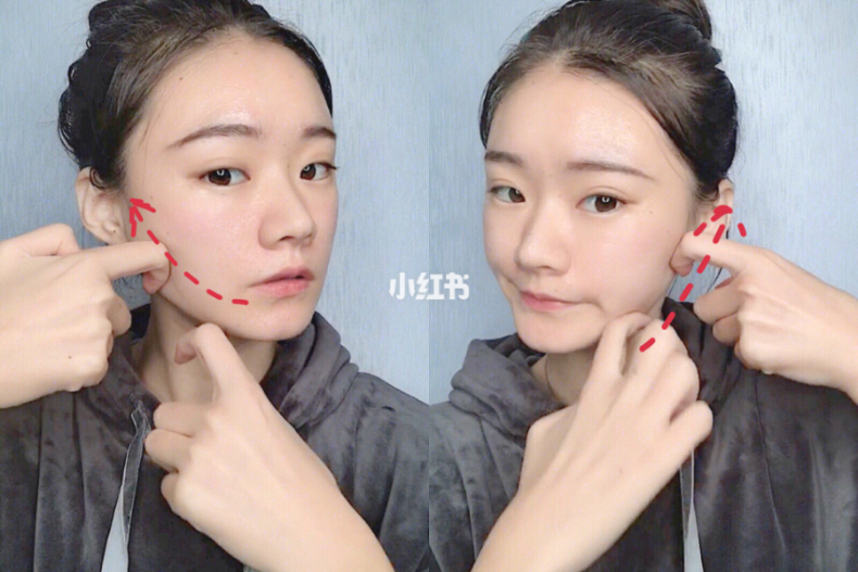 FotoJet (15) - FotoJet (15).jpg ▲小V臉按摩術:下巴線條加強