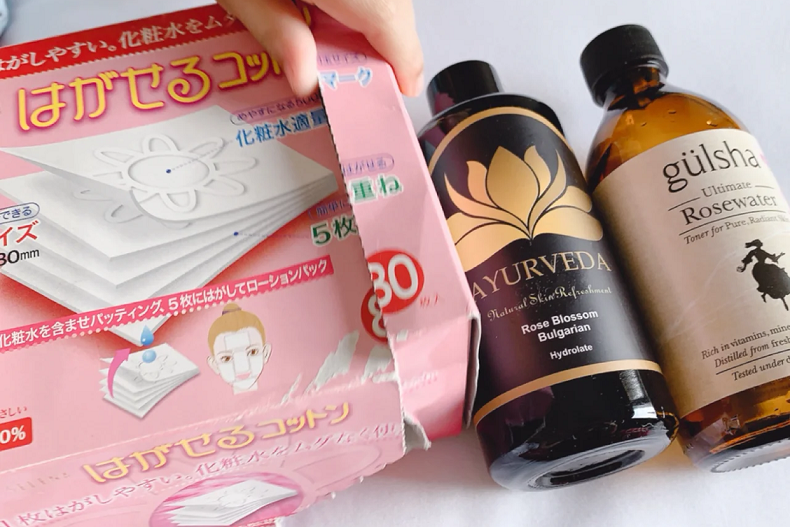 ▲吳佩慈最愛的保養法就是用玫瑰水濕敷