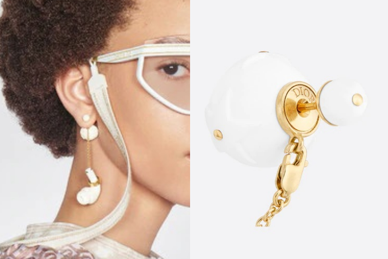 ▲DIOR D-VIBE DIOR TRIBALES 耳機耳環，NT.29,500