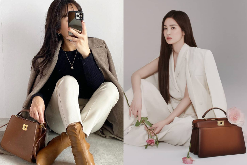 ▲ZARA(左)和FENDI PPEEKABOO包(右)