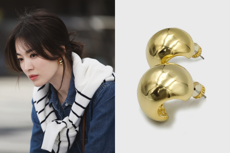 ▲JEAN PAUL CLARISSE半圓耳環，KRW.135,000，約NT. 3,145