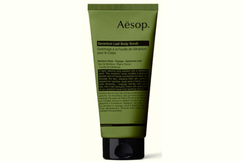 ▲Aesop 天竺葵身體去角質露，180ml，NT.1,100