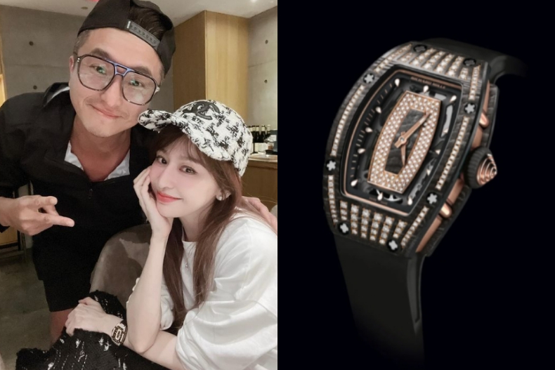 ▲Richard Mille RM07-01鑲鑽腕錶，約NT.5,670,000