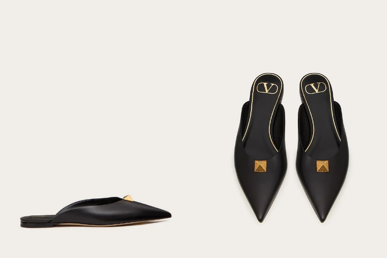 ▲ROMAN STUD穆勒鞋，US.920→US.644，約NT.25,605→NT.17,924