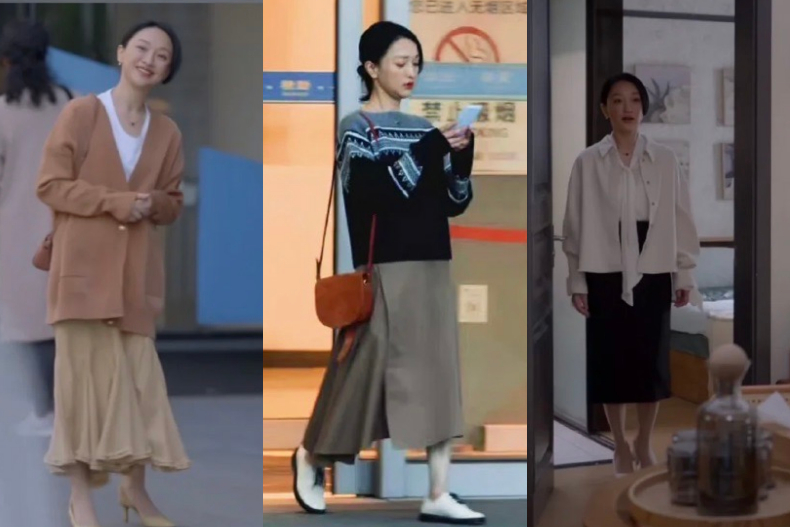 ▲周迅《小敏家》劇中穿搭