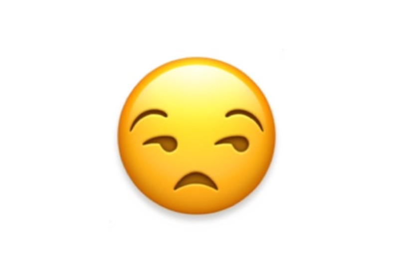 ▲斜眼看人emoji