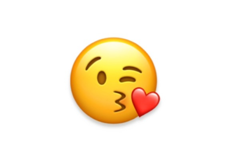 ▲飛吻emoji