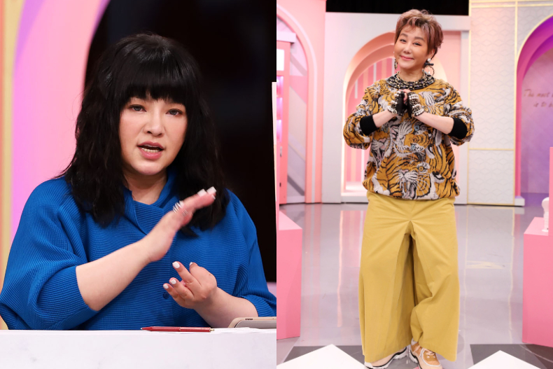 ▲女大主持人及達人老師(由左至右)：唐綺陽、藍心湄