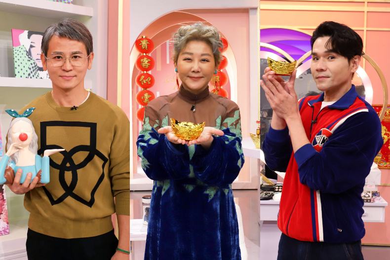 ▲女大主持人及達人老師(由左至右):Tony、藍心湄、Kevin